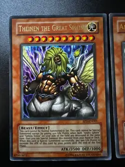Theinen, Andro, Teleia Sphinx Set EP1-EN001-3 Ultra Rare Moderate Play Yugioh - Image 2