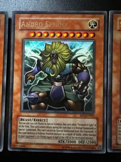 Theinen, Andro, Teleia Sphinx Set EP1-EN001-3 Ultra Rare Moderate Play Yugioh - Image 7