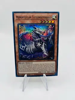 4x Mementotlan Tatsunootoshigo VASM-EN003 Super Rare Yugioh Tcg Valiant Smashers - Image 2