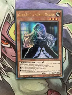 DUPO-EN078 Ghost Belle & Haunted Mansion Ultra Rare 1st Edition NM Yugioh Card - Image 3