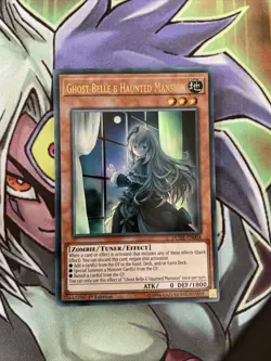 DUDE-EN004 Ghost Belle & Haunted Mansion Ultra Rare 1st Edition Yugioh Card NM - Image 3