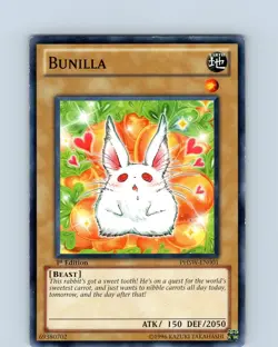 Yu-Gi-Oh TCG Bunilla PHSW-EN001 1st Edition Common Card Played MP-LP - Image 1