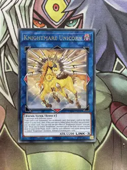 GEIM-EN050 Knightmare Unicorn Rare 1st Edition NM Yugioh - Image 3