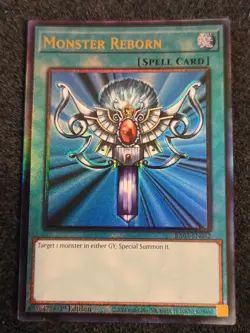 Yugioh! 1x Monster Reborn RA03-EN052 Ultimate Rare 1st Ed NM - Image 2