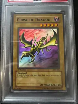 Curse of Dragon LOB-066 Super Rare 1st Edition PSA 8 Near Mint Yugioh - Image 9