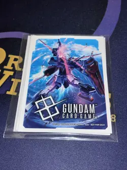 Gundam Card Game Strike Gundam Starter Release Sleeves 01 Promo (10pc) Sealed - Image 1