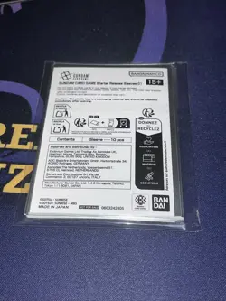 Gundam Card Game Strike Gundam Starter Release Sleeves 01 Promo (10pc) Sealed - Image 2