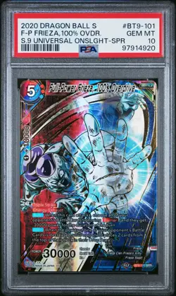 Full-Power Frieza 100% Overdrive Cooler Tyrannical Dragon Ball Super Card PSA 10 - Image 2