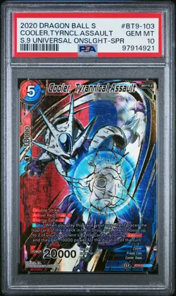 Full-Power Frieza 100% Overdrive Cooler Tyrannical Dragon Ball Super Card PSA 10 - Image 3