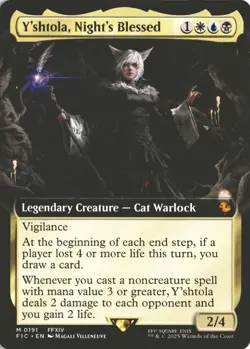 MTG Y'shtola, Night's Blessed (0191) *Non-Foil* EXT ART Final Fantasy FIC MT/NM - Image 1