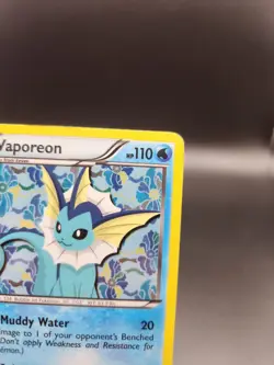 Pokemon TCG Vaporeon BW89 Black and White Promo Card Rare (P4) - Image 3