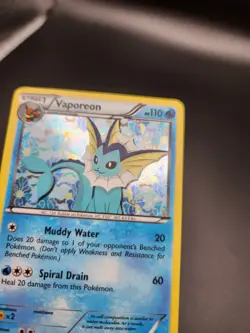 Pokemon TCG Vaporeon BW89 Black and White Promo Card Rare (P4) - Image 8