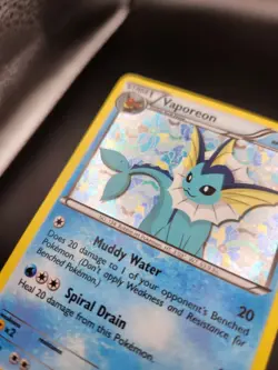 Pokemon TCG Vaporeon BW89 Black and White Promo Card Rare (P4) - Image 9