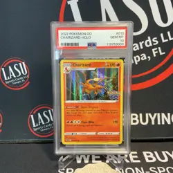 2022 Pokemon GO 010/078 Charizard Holo PSA 10 GEM MINT - Image 1