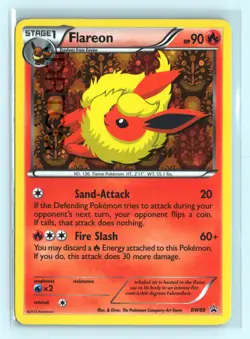 Pokemon Black & White Promo Sylveon Collection BW88 Flareon Holo - Image 1