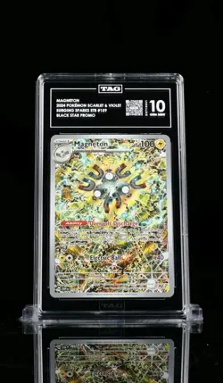 Pokemon Magneton Surging Sparks ETB Promo SVP EN 159 TAG 10 Gem Mint - Image 2