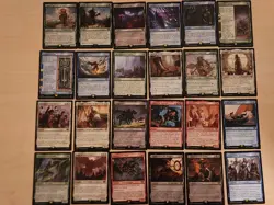MTG Lord of the Rings 150 card lot Common/Uncommon + Rare/Mythic (LP) - Image 1
