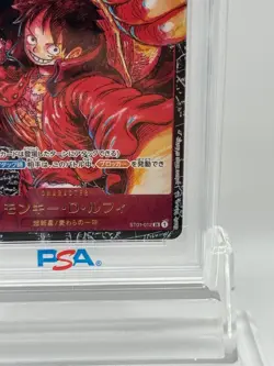 PSA 10 Luffy SR ST01-012 OP05 Awakening of The New Era ONE PIECE Card Japanese - Image 4