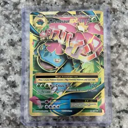 M Venusaur EX Full Art #100 XY Evolutions Holo Pokemon Card Mega NM - Image 1
