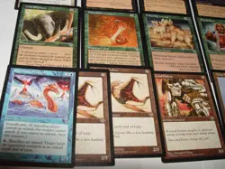 MTG 13x MIRAGE ARTIFACTS green black magic card lot LP - Image 4