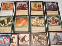 MTG 13x MIRAGE ARTIFACTS green black magic card lot LP - Image 6