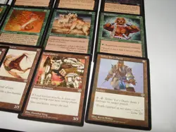 MTG 13x MIRAGE ARTIFACTS green black magic card lot LP - Image 7