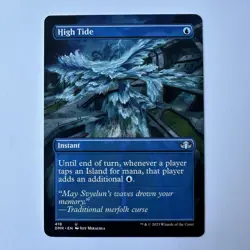 High Tide (Borderless) #419 NM Dominaria Remastered MTG - Image 1