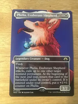 MTG Phelia, Exuberant Shepherd #0364 Borderless Rare Modern Horizons 3 (MH3)  - Image 1
