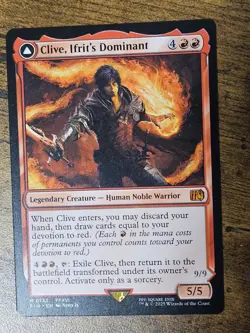 MTG Clive, Ifrit's Dominant Final Fantasy Non Foil M 0133 FIN NM - Image 1