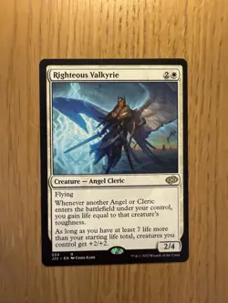 Righteous Valkyrie NM Foundations Jumpstart MTG - Image 1