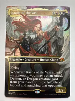 MTG Kaalia of the Vast (Borderless Foil 0343) Modern Horizons 3 NM - Image 1