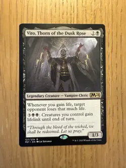 MTG - Vito, Thorn of the Dusk Rose - J22 487 - Jumpstart 2022 - Rare - Magic - Image 1