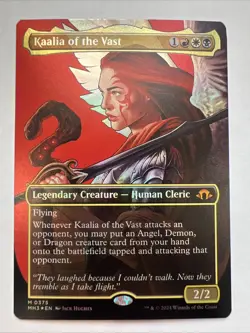 MTG Kaalia of the Vast (Borderless Foil 0375) Modern Horizons 3 NM - Image 1