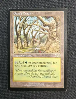 Gaea's Cradle Urza's Saga Magic the Gathering MTG 1998 - Image 1
