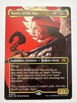 MTG Kaalia of the Vast (Borderless 0375) Modern Horizons 3 NM - Image 1