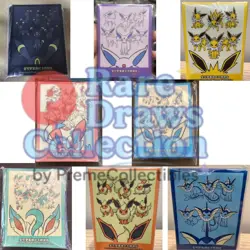 Pokemon Chinese All Eevee Card Sleeve Set (64 Pieces) Sealed from 2024 Eevee Box - Image 1