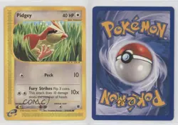 Pidgey Pokemon e-Card Series Expedition #123 2002 10cj - Image 3