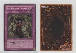 Bad Reaction to Simochi 1st Ed. YuGiOh Legacy of Darkness #LOD-093 2003 af0 - Image 3