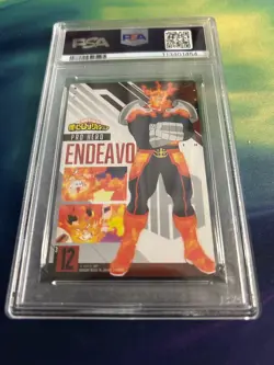 2024 My Hero Academia Endeavor JPN Wafer Card PSA 9 - Image 2