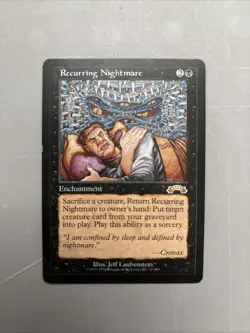 Recurring Nightmare Exodus Regular MTG MP Magic Card - Image 1