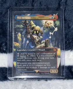 MTG Magic Final Fantasy Vivi Ornitier Borderless M0321 Trading Card - Image 1