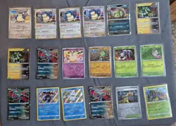 250 card lot Pokémon holographic cards rare holo reverse huge savings pack fresh - Image 12