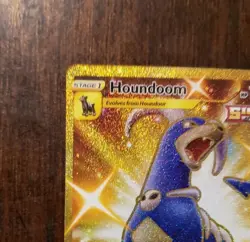 2021 Pokemon TCG Battle Styles Houndoom 179/163 Gold Secret Rare Full Art Card - Image 2