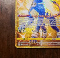 2021 Pokemon TCG Battle Styles Houndoom 179/163 Gold Secret Rare Full Art Card - Image 4