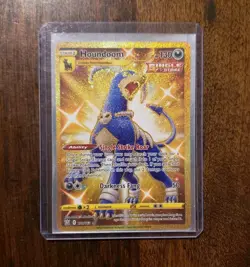 2021 Pokemon TCG Battle Styles Houndoom 179/163 Gold Secret Rare Full Art Card - Image 7