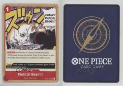 2022 One Piece Card Game: Romance Dawn OP01 Japanese Radical Beam!!!! 15fy - Image 3