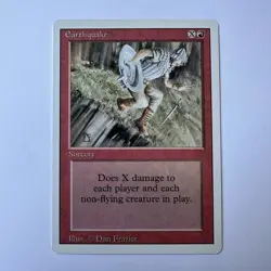 Earthquake NM Revised Edition MTG Magic the Gathering - Image 1