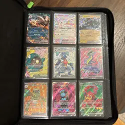 Pokemon Card Binder Collection Lot Miraidon ex, Garchomp ex, V And Ex + More - Image 1