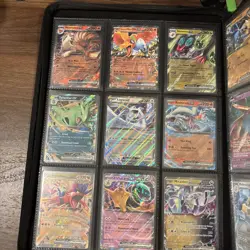 Pokemon Card Binder Collection Lot Miraidon ex, Garchomp ex, V And Ex + More - Image 4