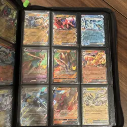 Pokemon Card Binder Collection Lot Miraidon ex, Garchomp ex, V And Ex + More - Image 5